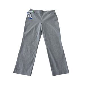 Hilary Radley Pants Built in tummy control panel Size Large Light Gray NWT